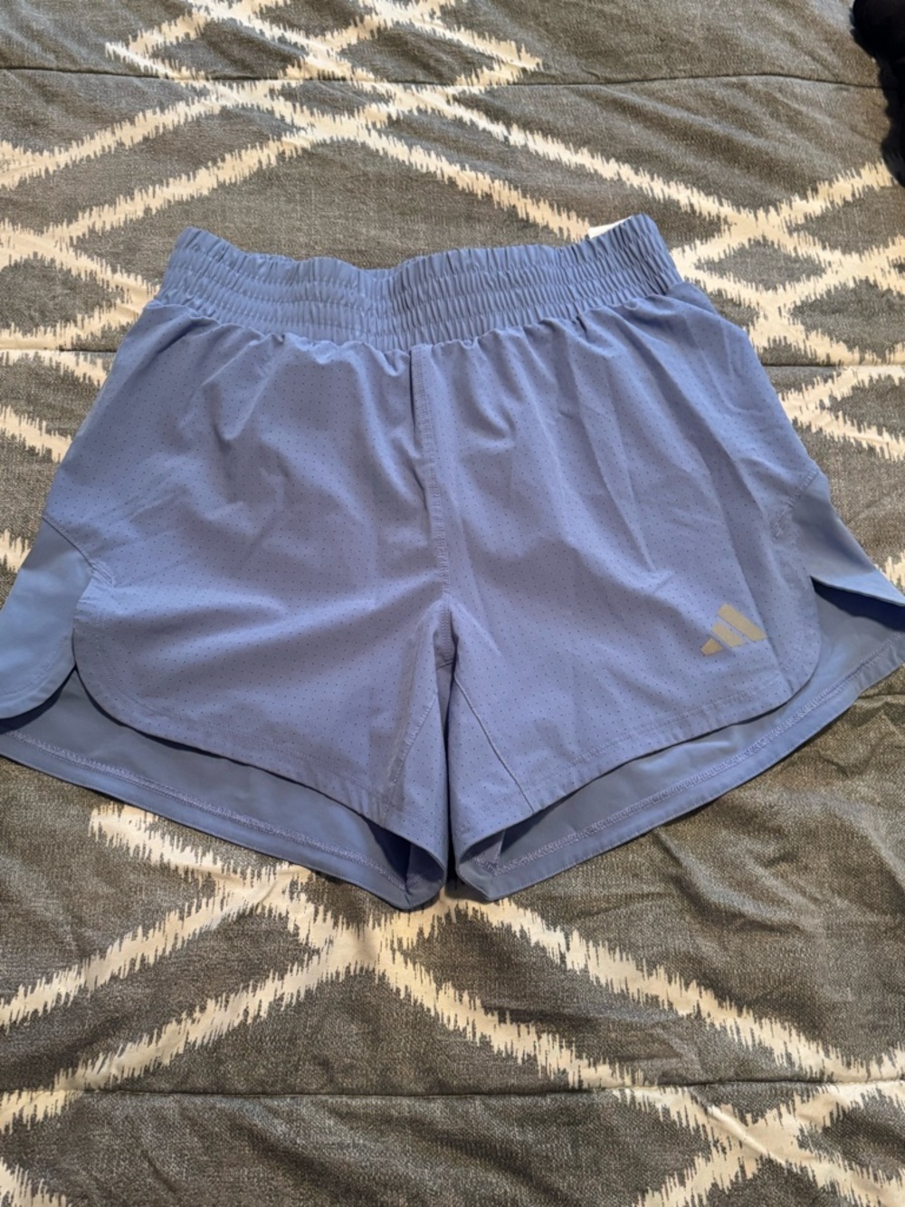 Adidas Light Blue Women's Running Shorts M